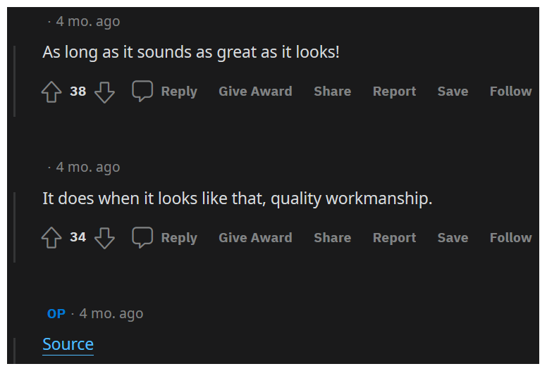 Reddit commont section, now with missing usernames
